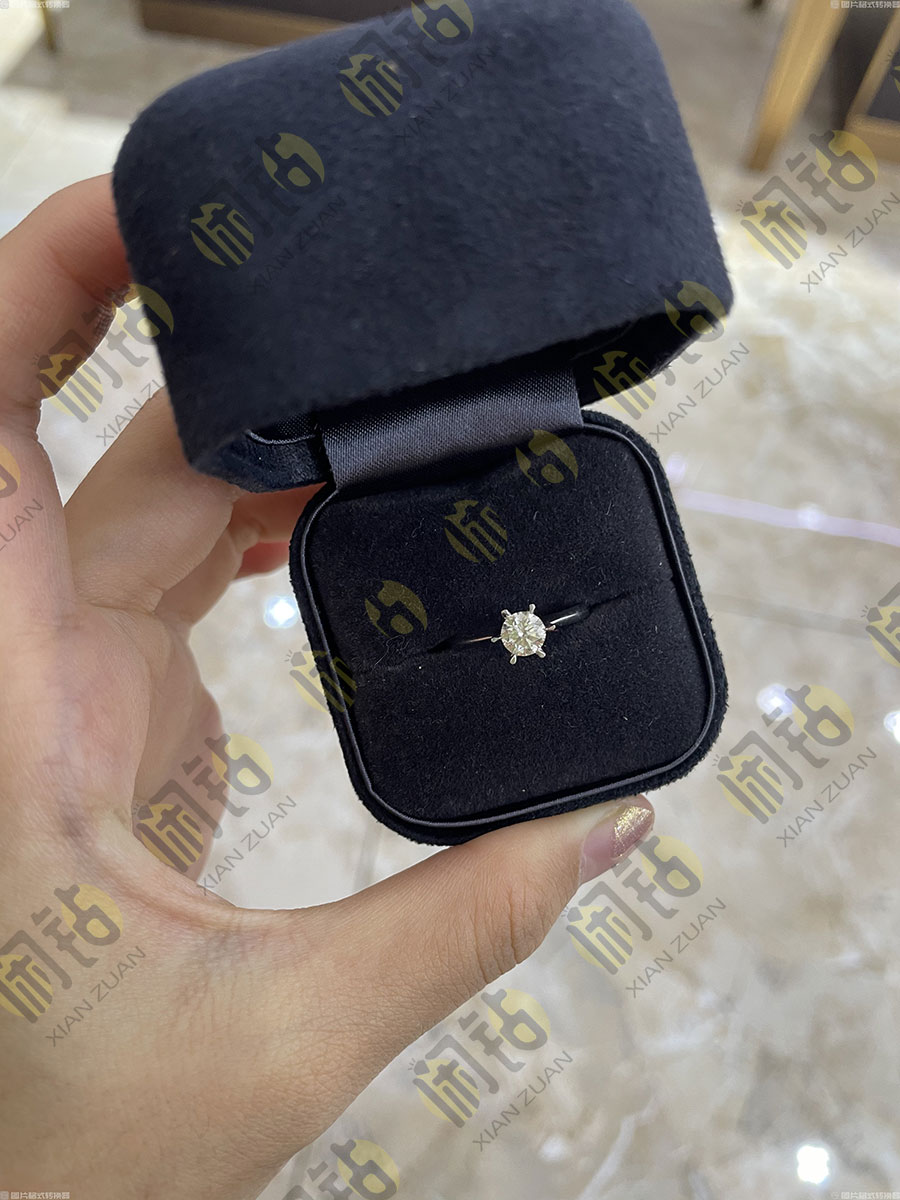 0.5克拉蒂芙尼Tiffany钻戒回收案例实拍图3